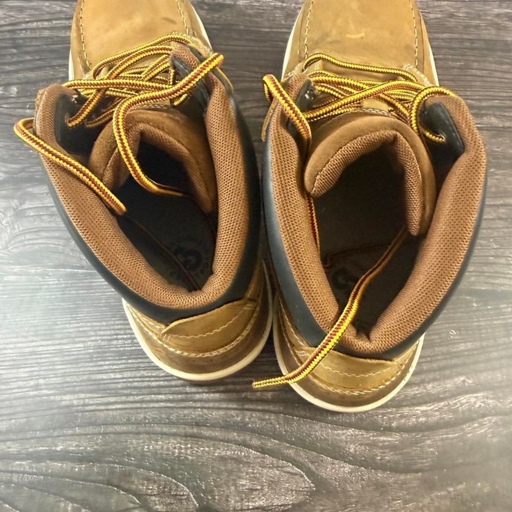 Men's Keen brown size 10.5 wide leather lace up boots Size US 10.5 EE - Picture 4 of 6